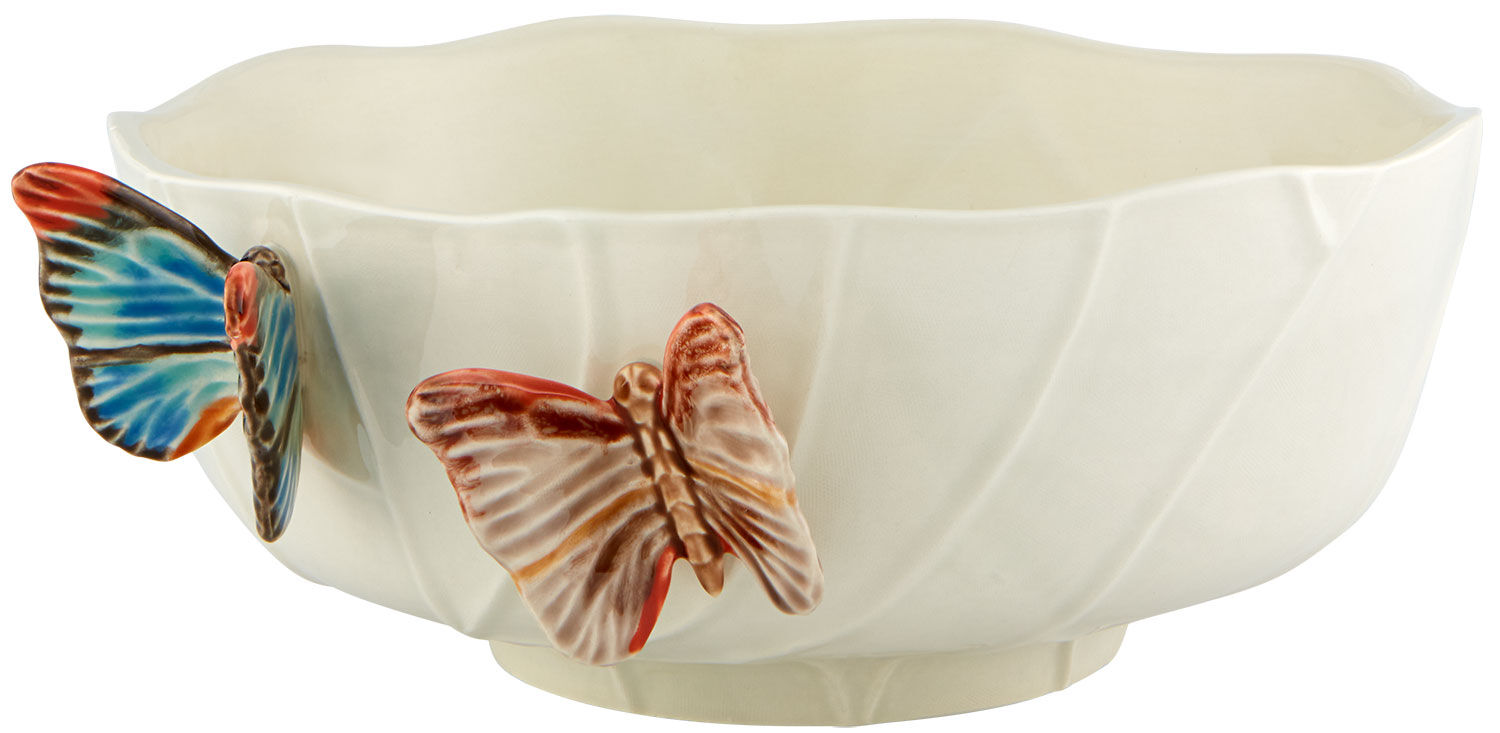 Keramikschale "Cloudy Butterflys" - Design Claudia Schiffer von Bordallo Pinheiro