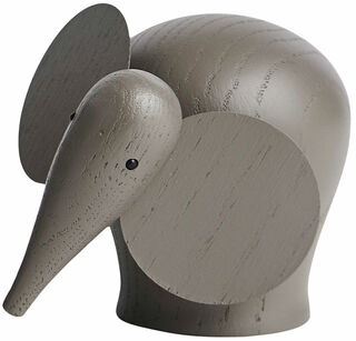 Holzfigur "Nunu Elefant Mini Taupe" - Design Steffen Juul