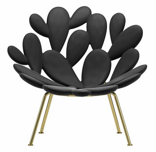 Designer-Stuhl "Filicudi schwarz" (In- und Outdoor) - Design Marcantonio