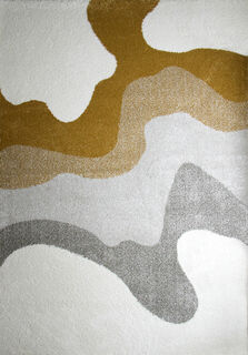 Teppich "Balance Gold and Grey" (160 x 230 cm)