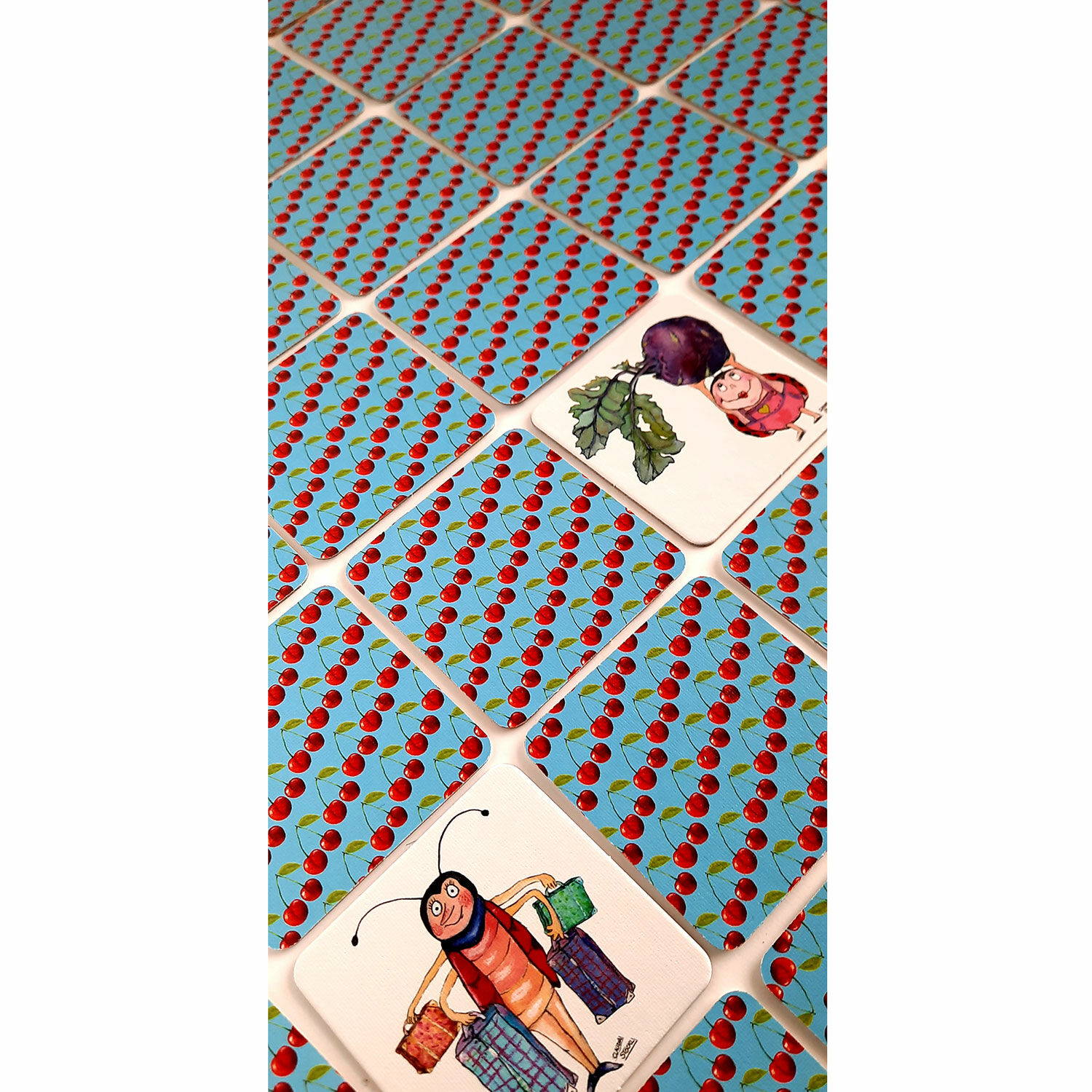 Karten-/Brettspiel "Kleine Knabberkäfer" (für Kinder ab 4 Jahren) von Logofrosch