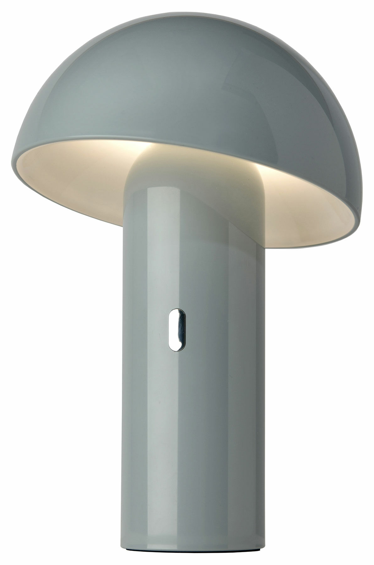 Kabellose LED-Tischleuchte "Svamp grau", dimmbar von Sompex