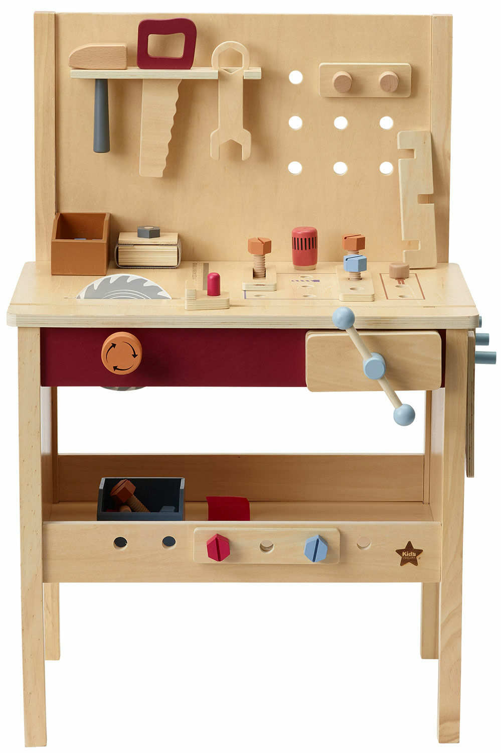 Holzspielzeug-Set "Werkbank Schreinerei" (für Kinder ab 3 Jahren) von Kid's Concept