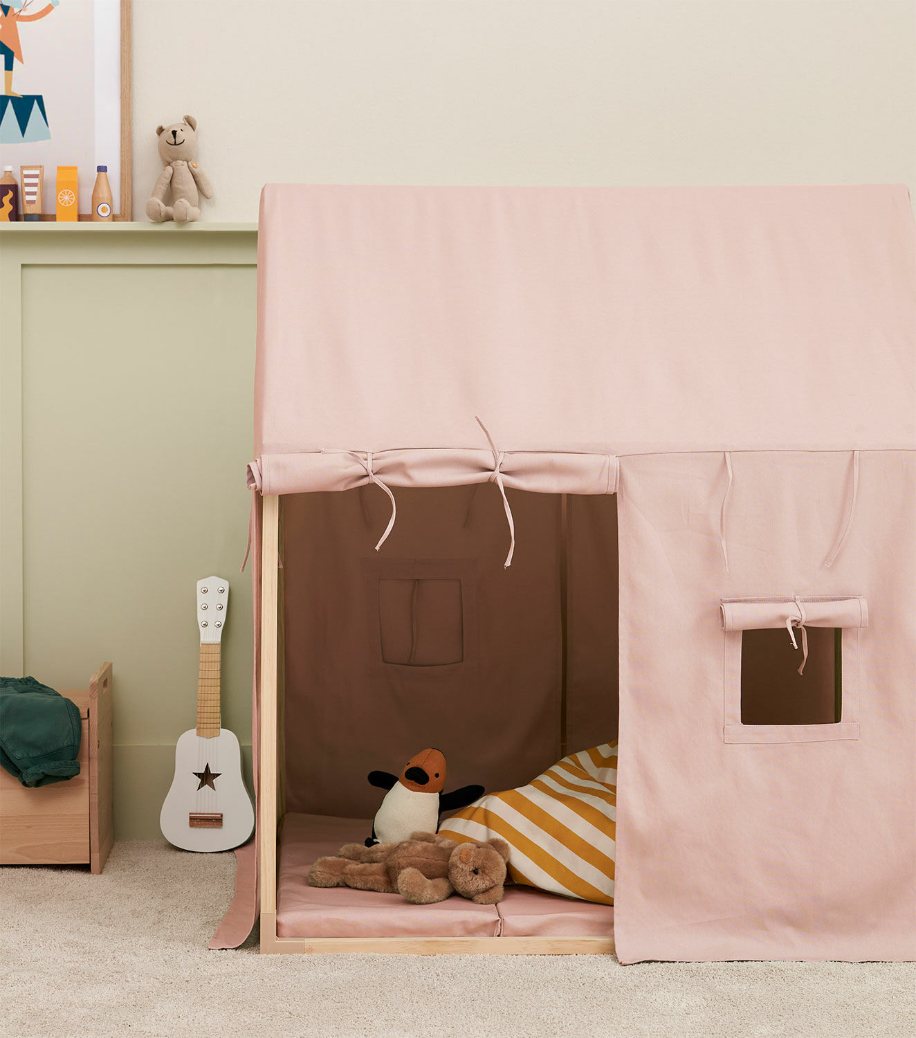 Kinderzelt "Haus rosa" (für Kinder ab 3 Jahren) von Kid's Concept
