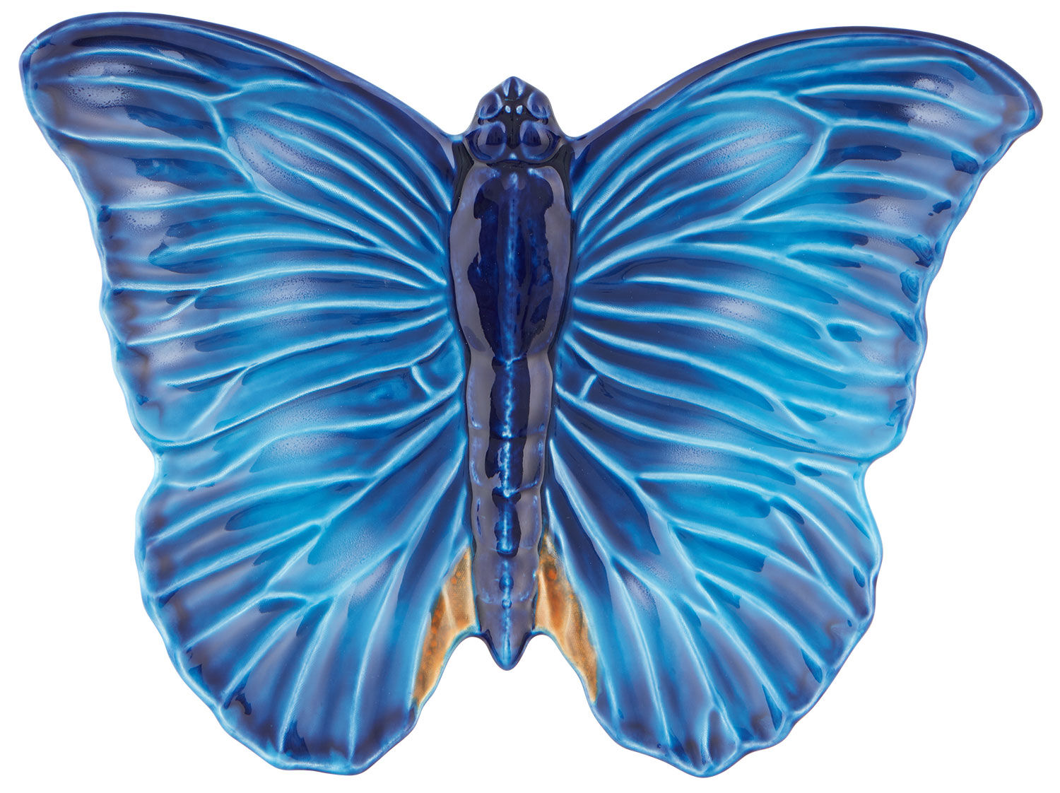 Keramikschale "Cloudy Butterflys" - Design Claudia Schiffer von Bordallo Pinheiro