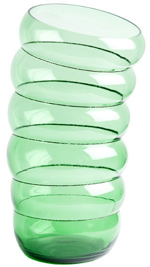 Vase "Blown Vase V1" aus aus recyceltem Glas von Klaas Kuiken