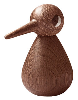 Holzfigur "Vogel dunkelbraun" (klein, Höhe 7,5 cm) - Design Christian Vedel