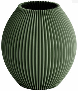 Vase "Poke - Forest Green", kleine Version von Recozy