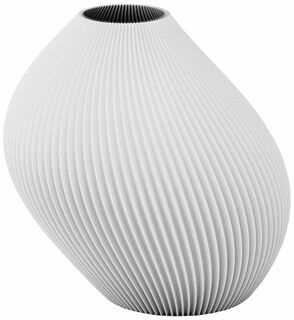 Vase "Bent - Arctic White", große Version