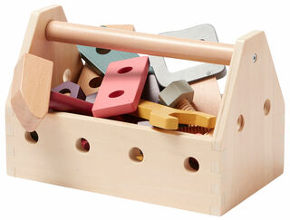 20-teiliges Holzspielzeug-Set "Werkzeugkiste" (für Kinder ab 3 Jahren)
