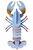 3D-Wandobjekt "Lavender Lobster" aus recyceltem Karton, DIY