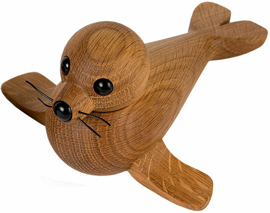 Holzfigur "Seehund-Mutter Mareille" von Spring Copenhagen