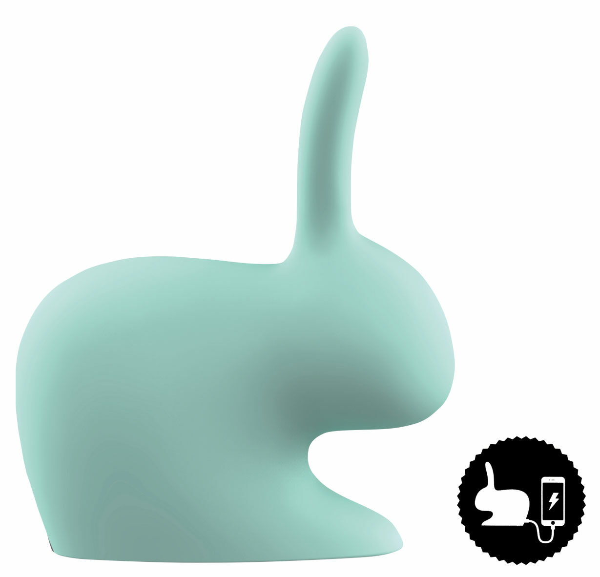 Powerbank "Rabbit MINI", blaue Version - Design Stefano Giovannoni von Qeeboo