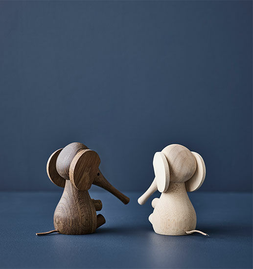 Holzfigur "Elefant Otto" von Lucie Kaas Design