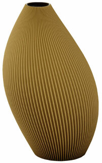 Vase "Bent - Golden Orange", kleine Version