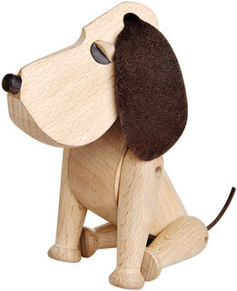 Holzfigur "Hund Oscar" - Design Hans Bolling