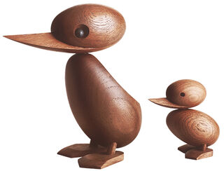 Holzfigur "Ente" - Design Hans Bolling von ArchitectMade