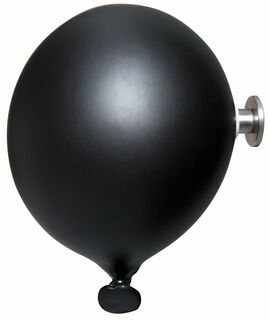 Kleiderhaken / Wandobjekt "Mini Balloon schwarz", Keramik