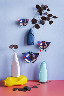 3D-Wandobjekte "Swallowtail Butterflies" aus recyceltem Karton, DIY, 3er-Set von studio ROOF
