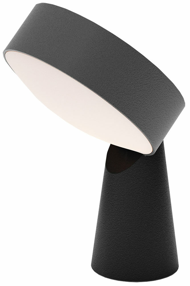 LED-Tischlampe "Lupo schwarz", dimmbar - Design Moritz Putzier von Recozy