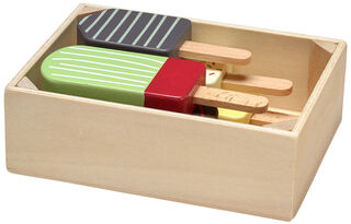 7-teiliges Holzspielzeug-Set "Eis am Stiel - Bistro" (für Kinder ab 3 Jahren) von Kid's Concept