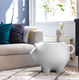 Beistelltisch "Sidepig weiß" (ohne Deko) (In- und Outdoor) - Design Timo Keultjes und Diederik Dam von Werkwaardig