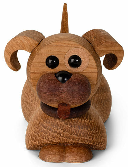 Holzfigur "Hundewelpe Coco" - Design Chresten Sommer von Spring Copenhagen