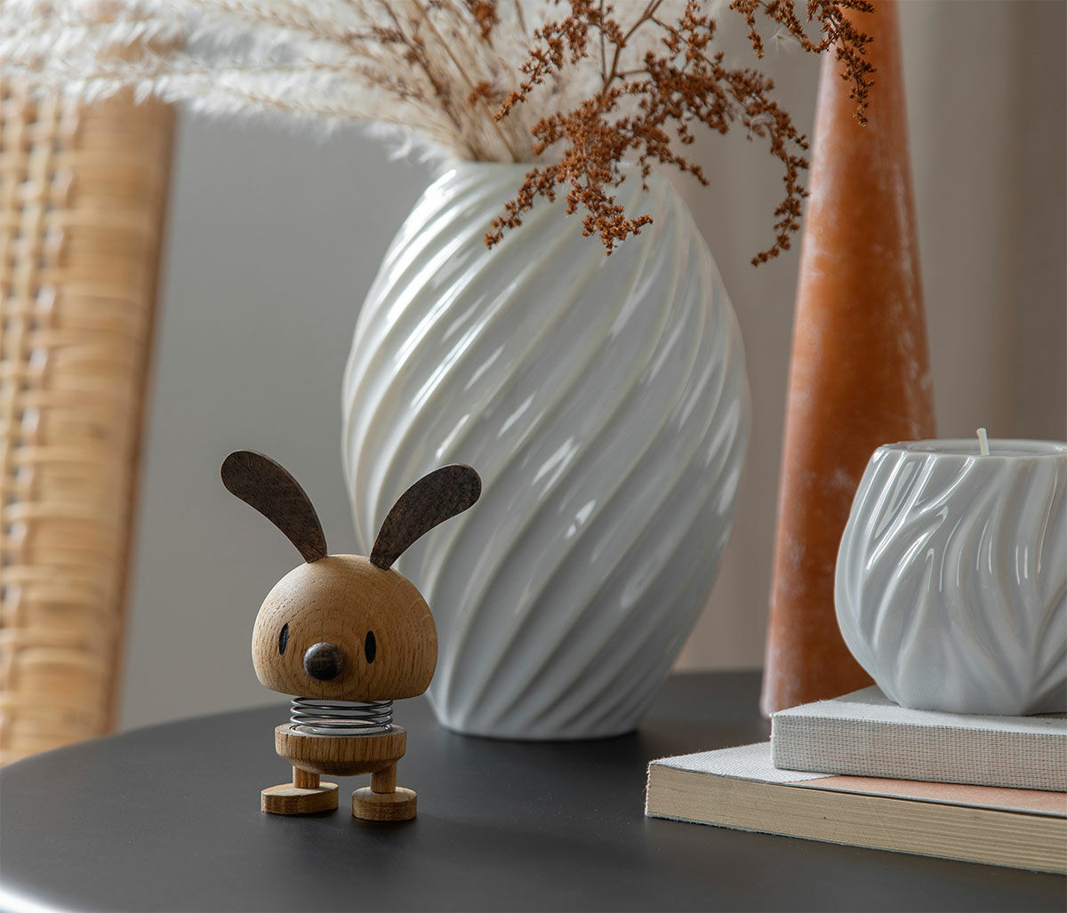 Deko-Objekt "Bunny", Holz naturfarben - Design Gustav Ehrenreich von Hoptimist