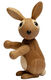 Holzfigur "Hase Bounce" von Spring Copenhagen