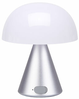 Kabellose LED-Dekoleuchte "Mina M" (Version Metallic Silber), dimmbar von Lexon