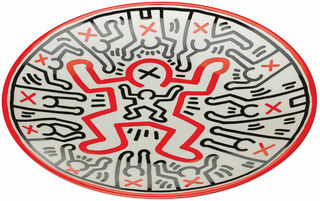 Porzellanteller "Untitled" (2014) von Keith Haring